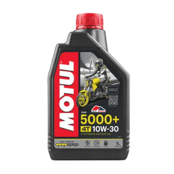 Imagem de 1 Litro Óleo De Motor Motul 5000+ 10w30 4t Semi Sintetico Cb Xre 300 Bros 150 160 Pcx Cb Twister 250 Fan Titan 150 160