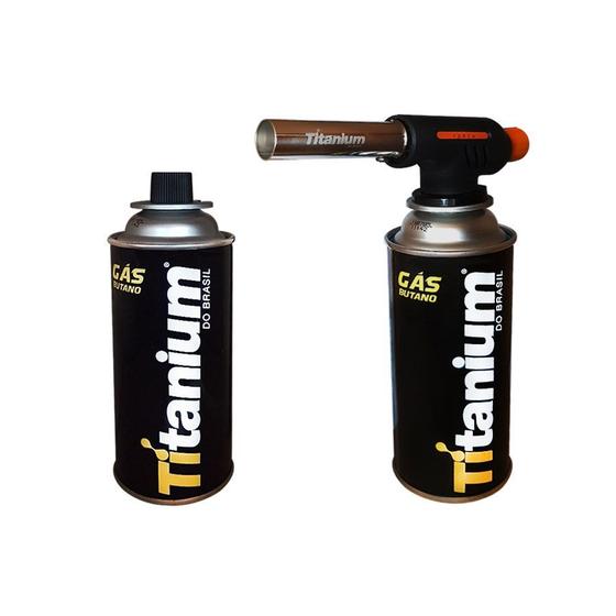 Imagem de 1 Maçarico + 02 Gas Titanium
