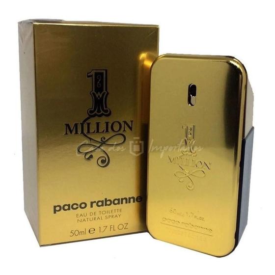 1 Million Eau de Toilette 50ml Masculino Paco Rabanne Menor preço em 1 Million Eau de Toilette 50ml Masculino Paco Rabanne