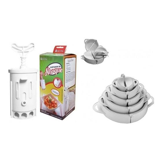 Imagem de 1 Nhoqueira Máquina Manual Cortador Nhoque + 5 Forma para Pastel e Fogazza