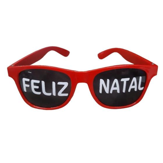 Imagem de 1 Óculos Personalizados Com Frase Feliz Natal Hohoho