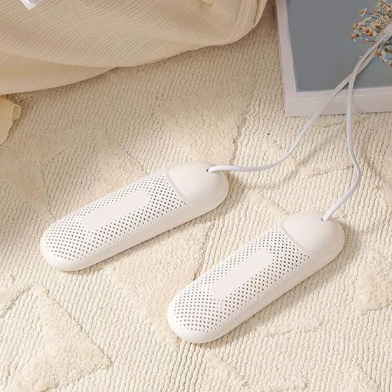 Imagem de 1 par sapatos secador ptc aquecedor de aquecimento rápido esterilização sapatos sapato portátil secador secagem temperat
