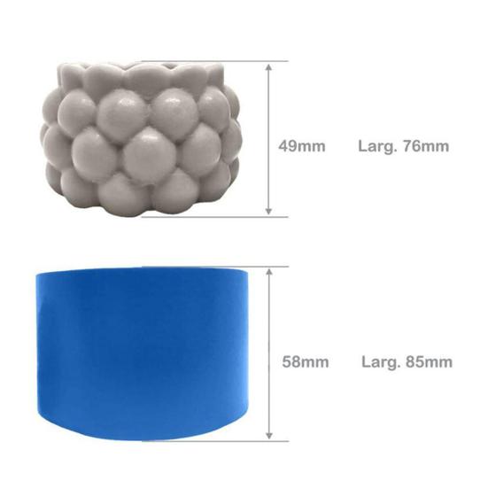 Imagem de 1 Peça Molde Silicone Em Forma Vasinho Bolhas Diy Artesanato