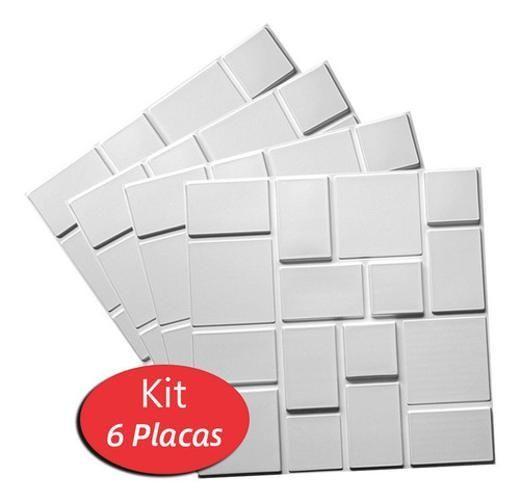 Imagem de 1 Placa Revestimento 3D Decorativo 50X 50Cm Teto Geométrico