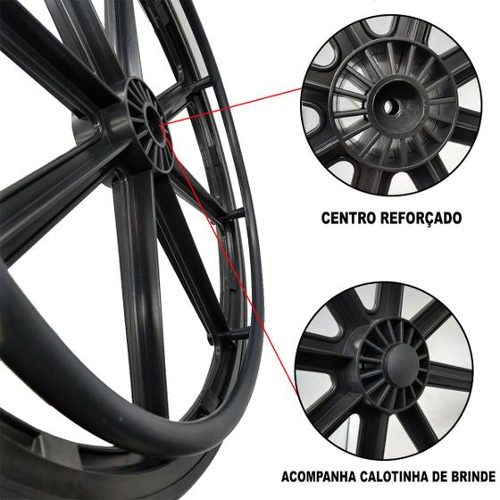 1 Roda Traseira Aro 24 Com Pneu Maciço Para Cadeira De Rodas Menor preço em 1 Roda Traseira Aro 24 Com Pneu Maciço Para Cadeira De Rodas