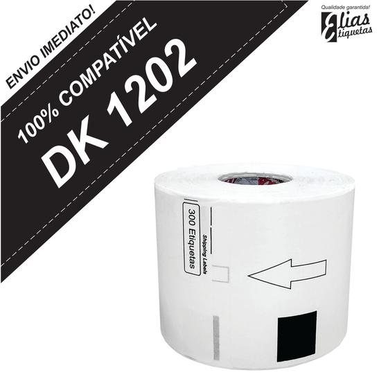 Imagem de 1 Rolo Dk 1202 - Etiqueta Compatível Dk 1202