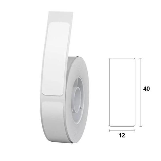 Imagem de 1 Rolo Etiqueta Niimbot D110 D101 D11 12x40mm (160pçs)