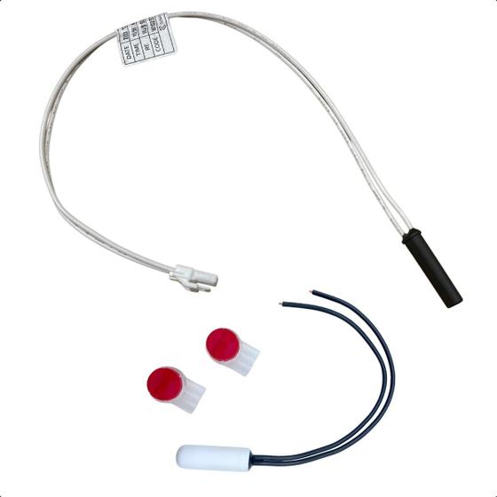 Imagem de 1 Sensor E 1 Fusível Para Geladeira BRASTEMP Brm35ab / Brm40