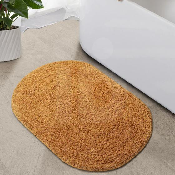 Imagem de 1 Tapete Banheiro Lavabo Algodão Absorvente Macio Mtam 40x60