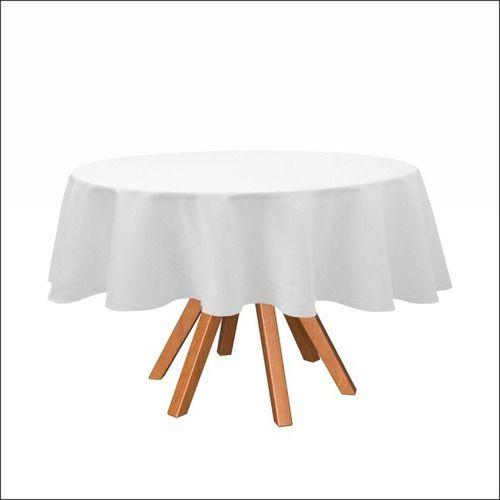 Imagem de 1 Toalha De Mesa Redondo 1,50x1,50 Em Oxford Festa Buffet Branco