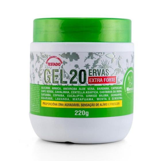 Imagem de 1 Unidade Gel 20 Ervas Extra Forte Rhenuks 220g