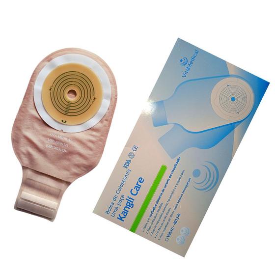 10 Bolsas Colostomia Opaca Com Carvão Ativado - Vitamedical 70mm Menor preço em 10 Bolsas Colostomia Opaca Com Carvão Ativado - Vitamedical 70mm