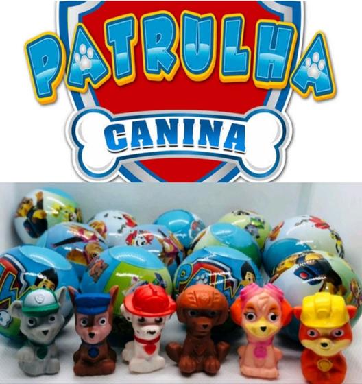 Imagem de 10 Brinquedos Dedoches Patrulha Canina. Kit Festa Patrulha Canina.