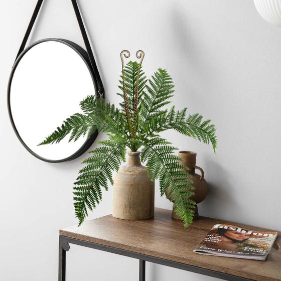 Imagem de 10 Buquês de Samambaia Artificial Design Autêntico Plantas Decorativas para Arranjos Volumosos - DE0424