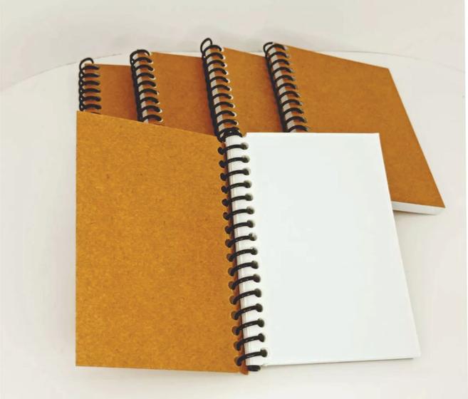 Imagem de 10 Caderninhos Bloco De Anotação Com Capa 7x10cm 50 Folhas
