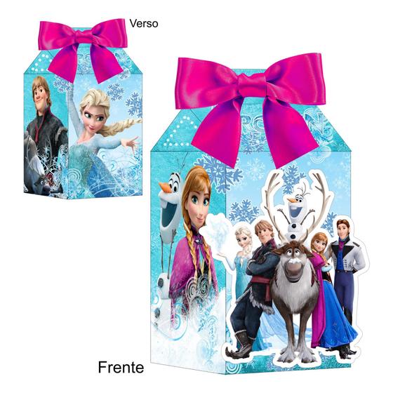 Imagem de 10 Caixas Milk Frozen com Personagem e Aplique 3D