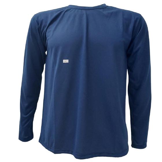 10 Camisas Manga Longa masculina Azul Marinho para Uniforme preço Especial Atacado é boa?