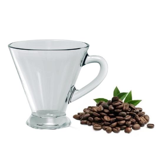 Imagem de 10 Canecas de Vidro Cappuccino Café Chocolate Xícara 100ml