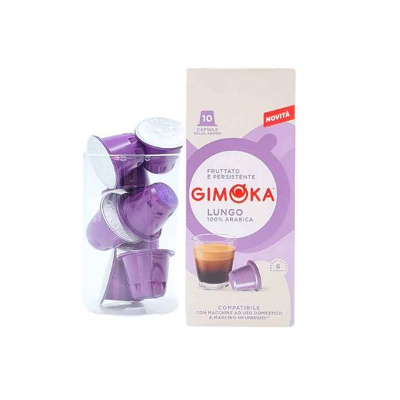 Imagem de 10 Cápsulas Gimoka Lungo Compatível com Nespresso