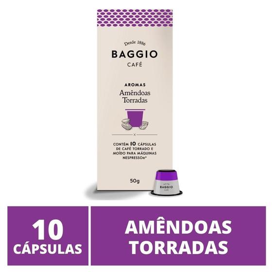 Imagem de 10 Cápsulas Nespresso  Amêndoas Torradas - Baggio Café