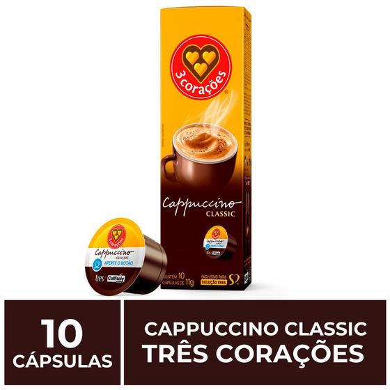 Imagem de 10 Cápsulas Três Corações, Cappuccino Clássico