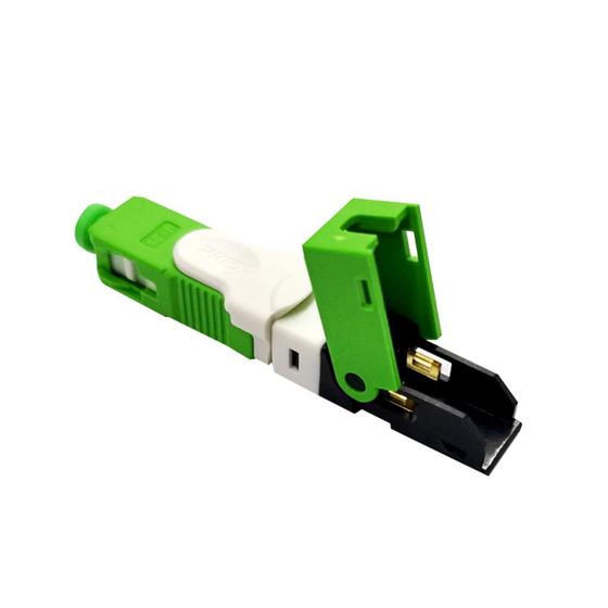 Imagem de 10 conectores sc apc ecs250d click verde