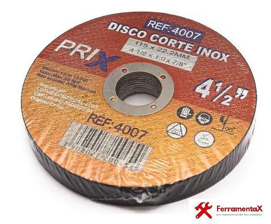 Imagem de 10 DISCO CORTE INOX 4 1/2 x 1,0 LOTUS 