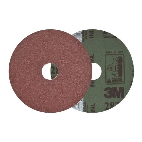 Imagem de 10 Discos Lixa/Fibra 3M 283C 7P 115mm 4,5P P120