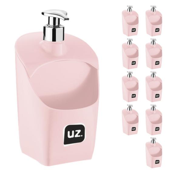 Imagem de 10 Dispenser P detergente Rosa Com válvula Metalizada UZ