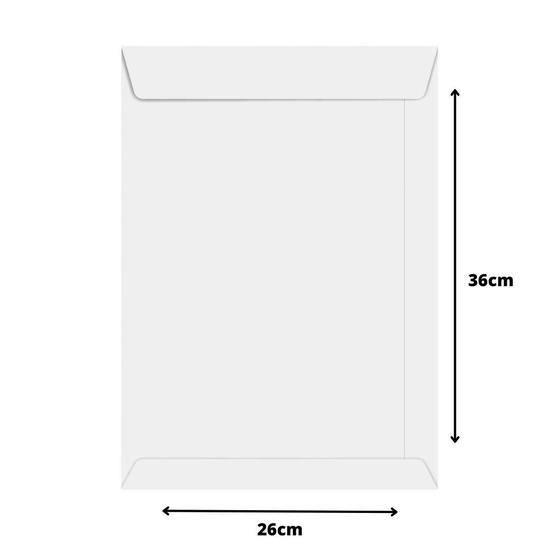 Imagem de 10 Envelopes Branco 260x360mm OF36 Scryt