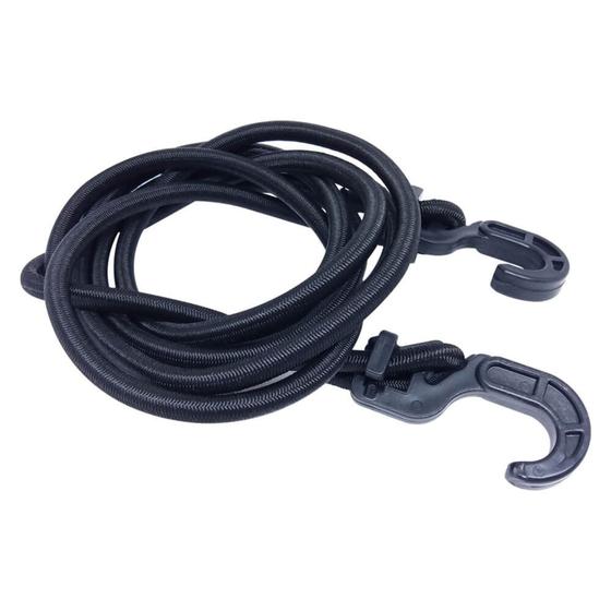 Imagem de 10 Extensor elástico Corda para Carga Bagageiro moto bicicleta Viagens 2 Metros