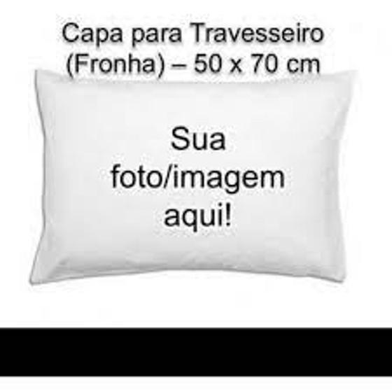 Imagem de 10 Fronha De Travesseiro Para Sublimação 50x70 Branca