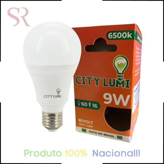 10 Lâmpadas Bulbo Led 9w 6500k Biv E27 Branco Frio Kit A60 Casa comercio  - City Lumi é boa?