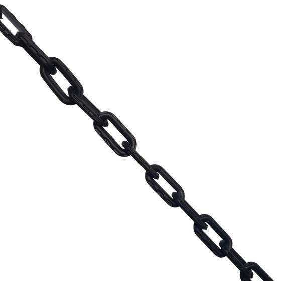 10 Mt Corrente Plástica Isolamento Calha Chuva Elo P Preto - Fmold Imagem de 10 Mt Corrente Plástica Isolamento Calha Chuva Elo P Preto