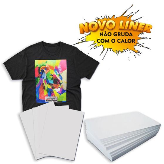 Imagem de 10 OBM A3 Toque Zero Power Film - Super Branco - 10 Folhas A3 - Novo Liner Não Gruda Com o Calor - Fácil Recorte e Aplicação