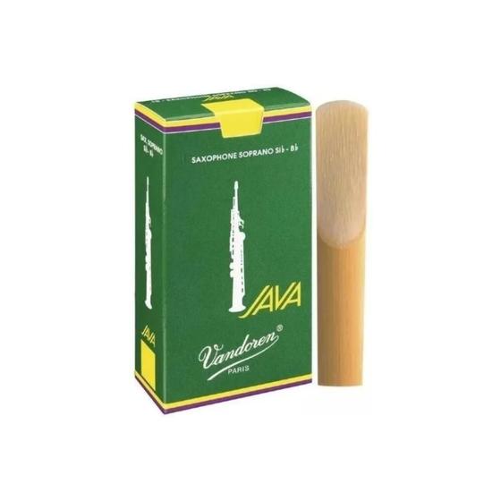 Imagem de 10 Palhetas Java Nº 2,5 P/sax Soprano Sr3025 Vandoren 5575