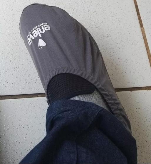 Imagem de 10 Pares de propes de Malha ( Cinza ) com Sola de Tecido Brim sem Personalização de Logomarca.