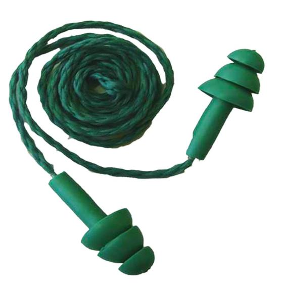 Imagem de 10 Pares Protetor Auricular Copolímero Verde 17dB