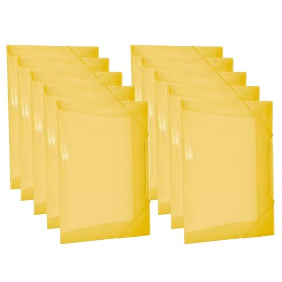 Imagem de 10 Pastas com Aba Elástico Polipropileno A4