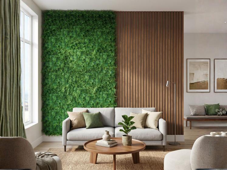 10 Placas para Jardim Vertical Artificial Alta Qualidade Folhagens Densas Para Decorações de Paredes