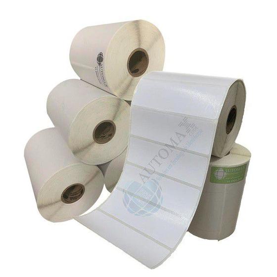10 Rolos de Etiqueta Couche 10x3cm 100mmX30mm Menor preço em 10 Rolos de Etiqueta Couche 10x3cm 100mmX30mm