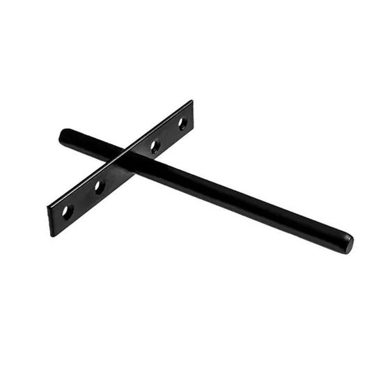 10 Suporte Invisível para Prateleira de Madeira 30 cm Preto Menor preço em 10 Suporte Invisível para Prateleira de Madeira 30 cm Preto