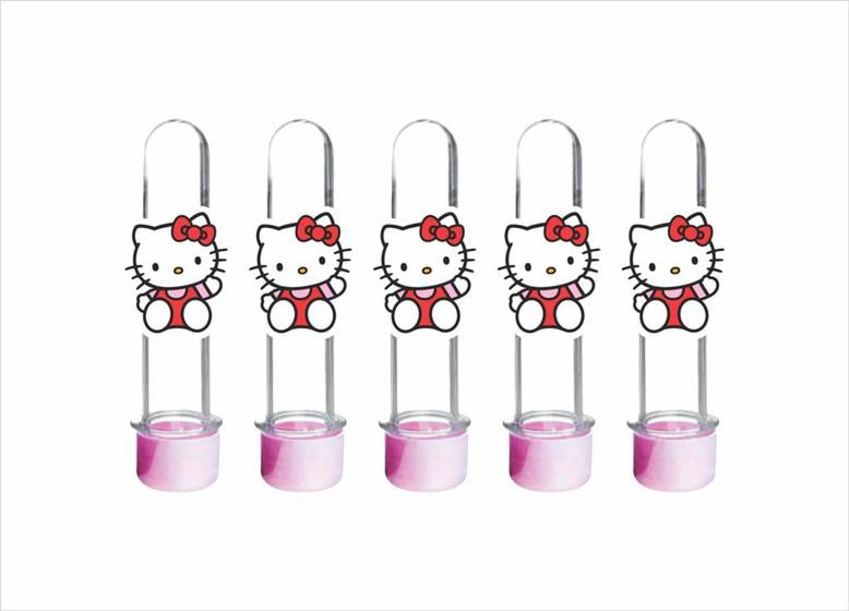 Imagem de 10 Tubetes Hello Kitty rosa