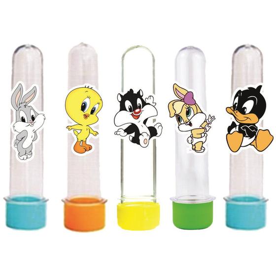 Imagem de 10 Tubetes Looney Tunes Baby - Envio Imediato