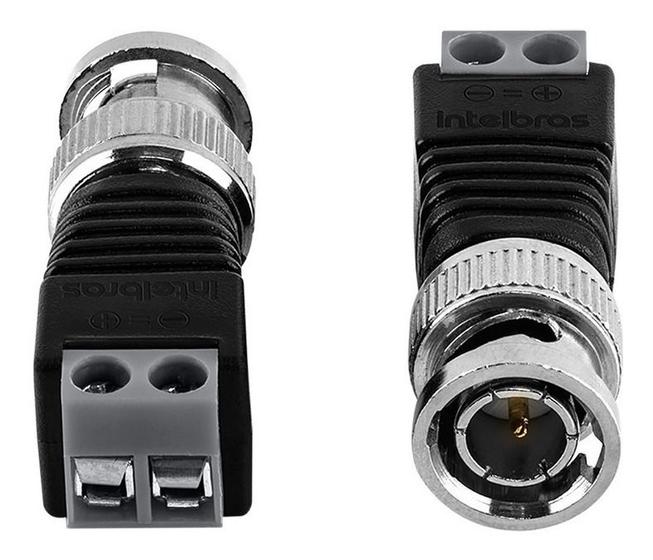 Imagem de 10 un conector p/ camera conex 1000 bnc borne  - intelbras