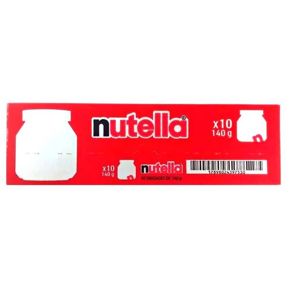 Imagem de 10 Un De Nutella 140g  1 Caixa OFERTA IMPERDÍVEL