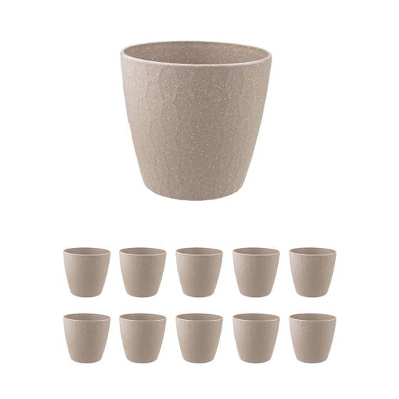 Imagem de 10 un Vaso plantas colmeia decorativo flor G CINZA