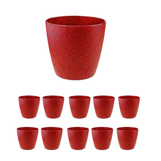 Imagem de 10 un Vaso plantas colmeia decorativo flores G VERMELHO