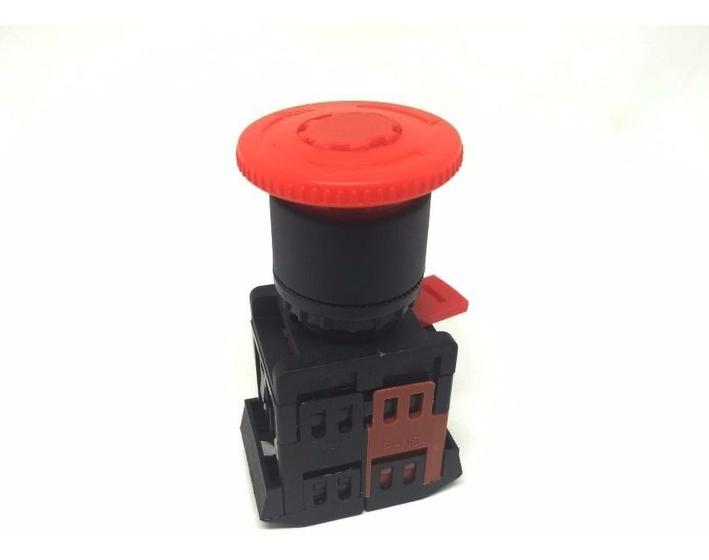 10 Unidades Botão Emergência 22mm Gira Destrava Cogumelo 10a - TIWA DO ...