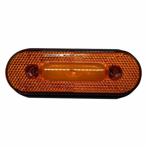 Imagem de 10 X Luz Lanterna Lateral 3led Facchini Carreta/caminhão Reboque Bivolt AMBAR ( LARANJA)